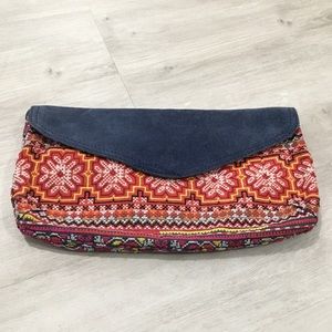 Lucky Brand Embroidered Clutch